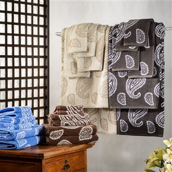 Luxury  Paisley 100% Cotton 6-Piece Towel Set