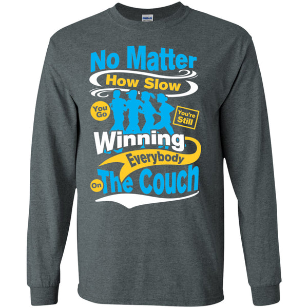 Long Sleeve - GET OFF YOUR COUCH LONG SLEEVE TEE