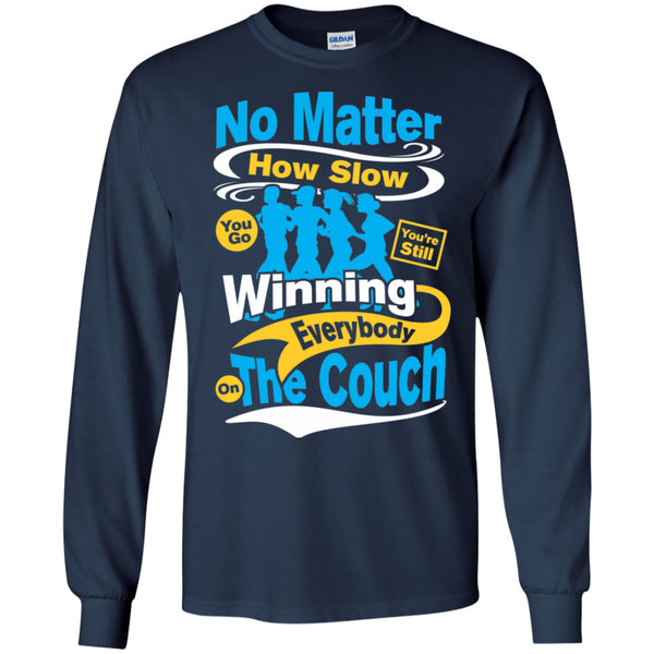 Long Sleeve - GET OFF YOUR COUCH LONG SLEEVE TEE