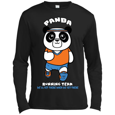 Long Sleeve - Panda Running Team Long Sleeve Dri Fit Shirt