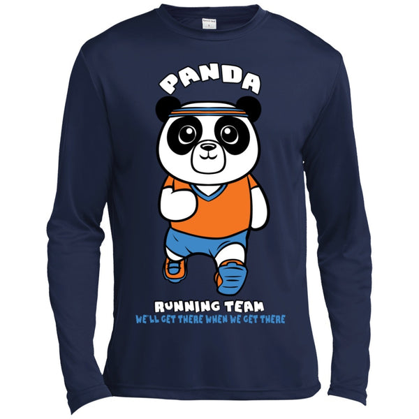 Long Sleeve - Panda Running Team Long Sleeve Dri Fit Shirt
