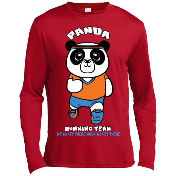 Long Sleeve - Panda Running Team Long Sleeve Dri Fit Shirt
