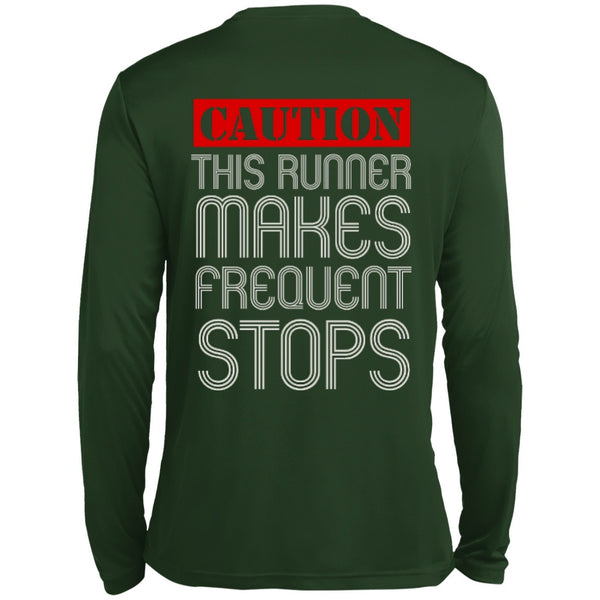 Long Sleeve - Runner Caution Unisex Long Sleeve Dri-Fit