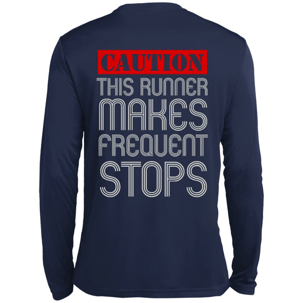 Long Sleeve - Runner Caution Unisex Long Sleeve Dri-Fit
