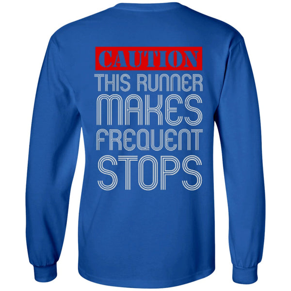 Long Sleeve - Runner Caution Unisex Long Sleeve Shirt