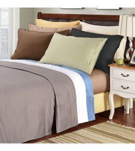 Luxury Egyptian Cotton 1500 Thread Count Full Size Solid Sheet Set