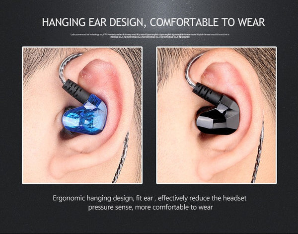 X90 Bluetooth 4.1 Dual Dynamic Driver In Ear Sport Wireless Earphone With Mic