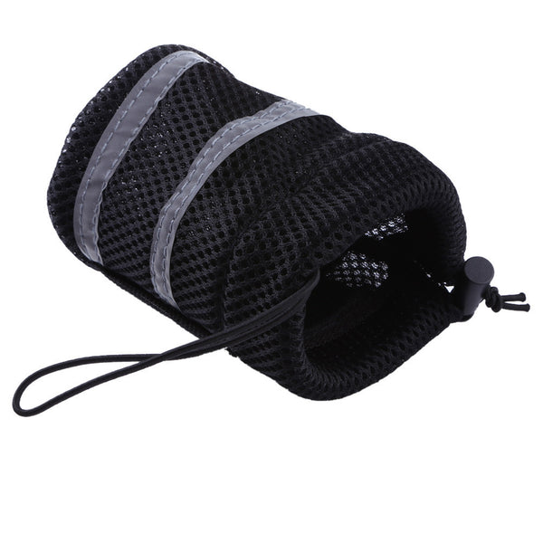 Reflective High Visibility Waist Belt with Dog Lesh, Bottle Holder and Snack Pack