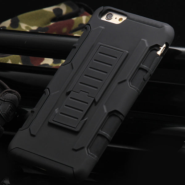 Shock Proof Armor Case With Kickstand and Detachable Arm Band