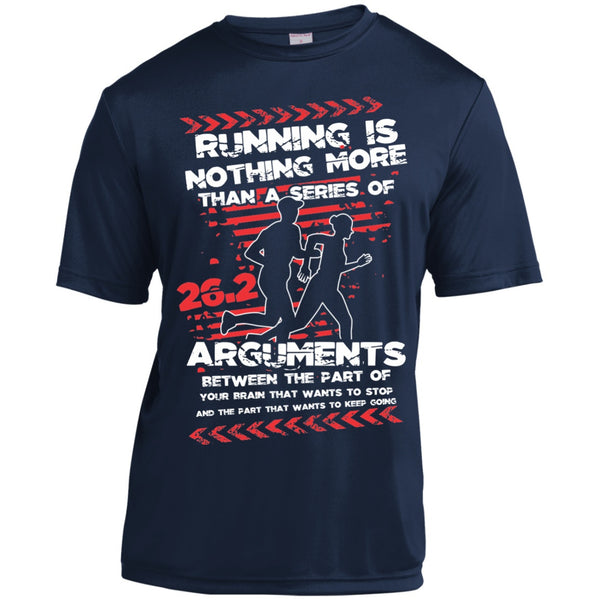 T-Shirts - Brain Arguments Short Sleeve Dri-Fit