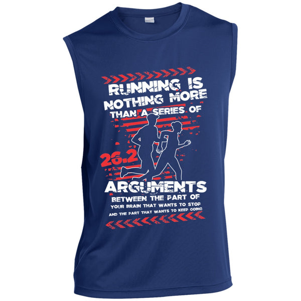 T-Shirts - Brain Arguments Sleeveless Dri Fit