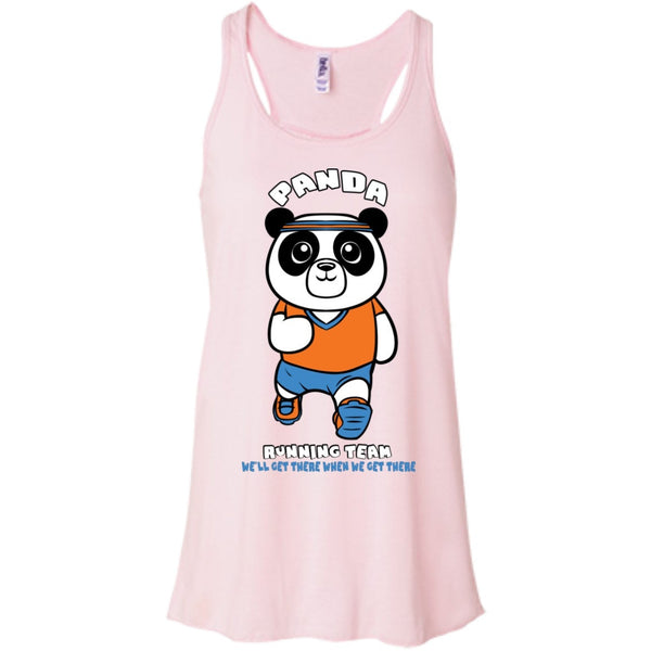 T-Shirts - Panda Running Team Bella Flowy Tank