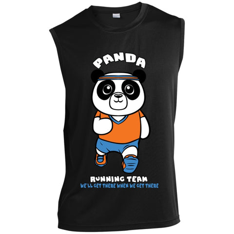 T-Shirts - Panda Running Team Sleeveless Dri Fit