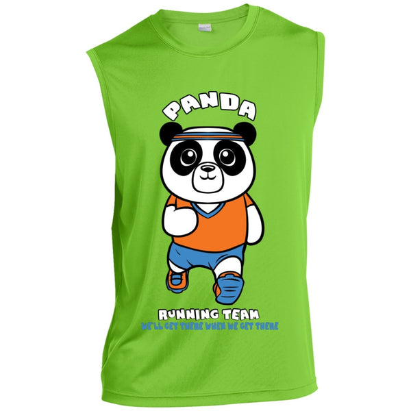T-Shirts - Panda Running Team Sleeveless Dri Fit