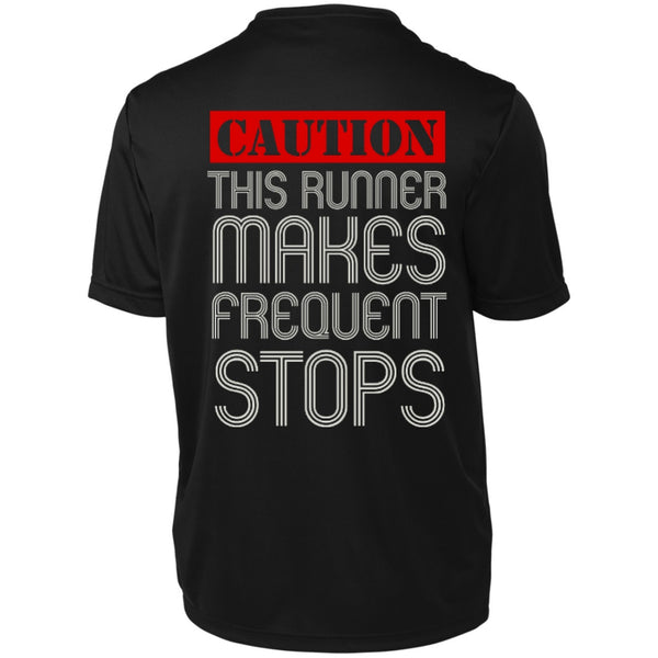 T-Shirts - Runner Caution Unisex Short Sleeve Dri-Fit