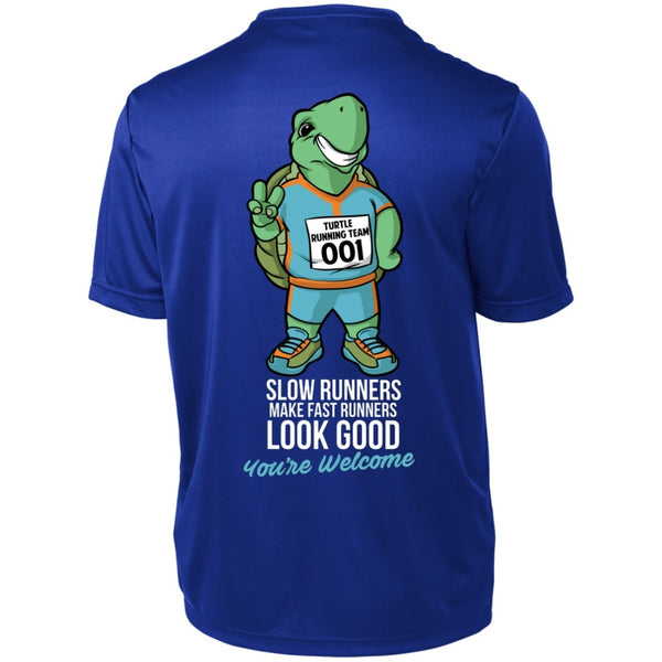 T-Shirts - Slow Runners Make Fast Runners Look Good Short Sleeve Dri-Fit