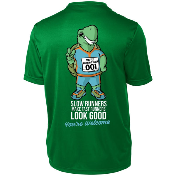 T-Shirts - Slow Runners Make Fast Runners Look Good Short Sleeve Dri-Fit