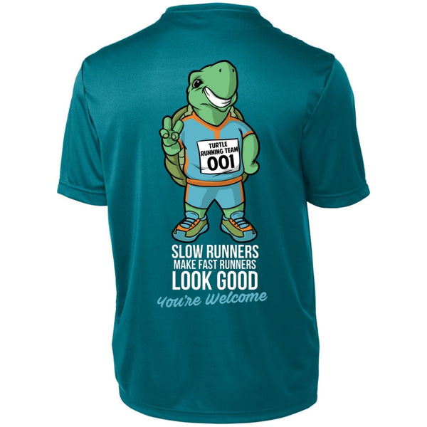 T-Shirts - Slow Runners Make Fast Runners Look Good Short Sleeve Dri-Fit