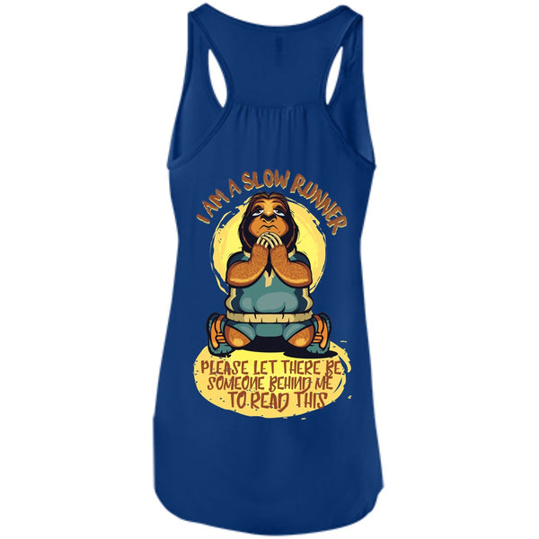 T-Shirts - Slow Runners Sloth Bella Flowy Tank