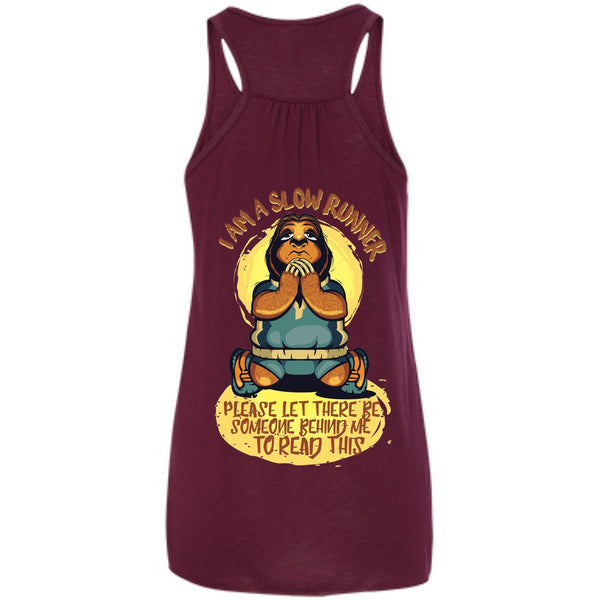 T-Shirts - Slow Runners Sloth Bella Flowy Tank