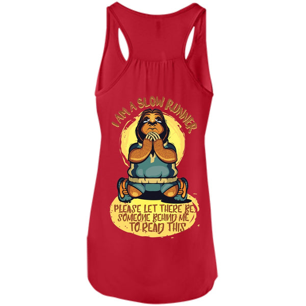 T-Shirts - Slow Runners Sloth Bella Flowy Tank