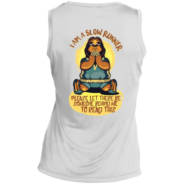 T-Shirts - Slow Runners Sloth Dri-Fit Ladies V-Neck