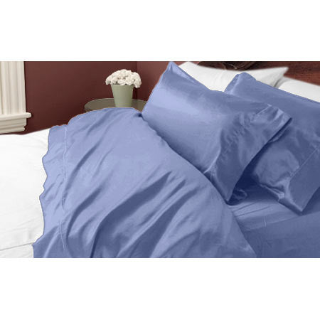 Luxury 1000 TC 100% Egyptian Cotton California King Sheet Set In Royal Blue