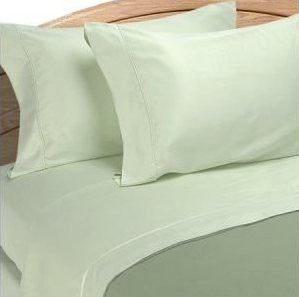 Luxury 1000 Thread Count 100% Egyptian Cotton King Sheet Set Solid In Sage