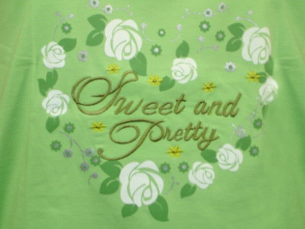 Sweet & Pretty 100% Pure Egyptian Cotton Pajama In Green