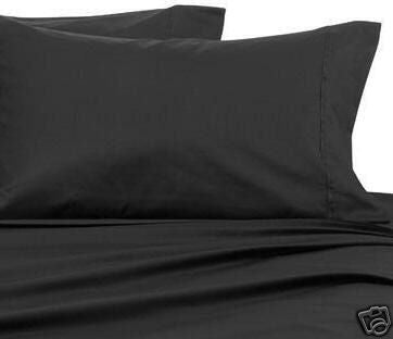 Luxury 800 TC 100% Egyptian Cotton King Sheet Set In Black