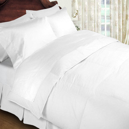 Luxury 1000 TC 100% Egyptian Cotton Full Sheet Set Solid In White